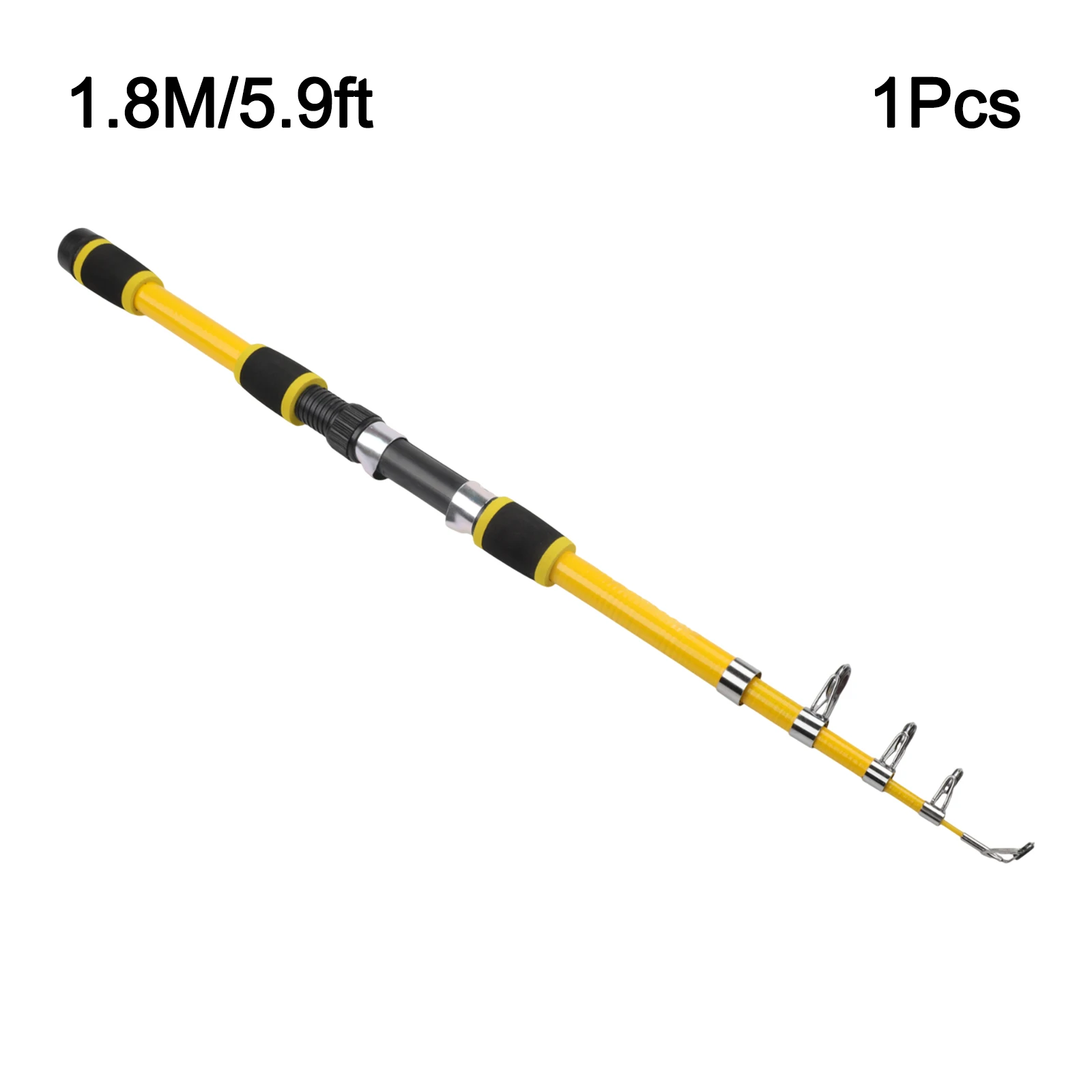 Telescopic Fishing Rod Reel With Telescopic Fishing Rod And Rotating Reel Baits Hooks Travel Pole Set Fishing Rod Accessories