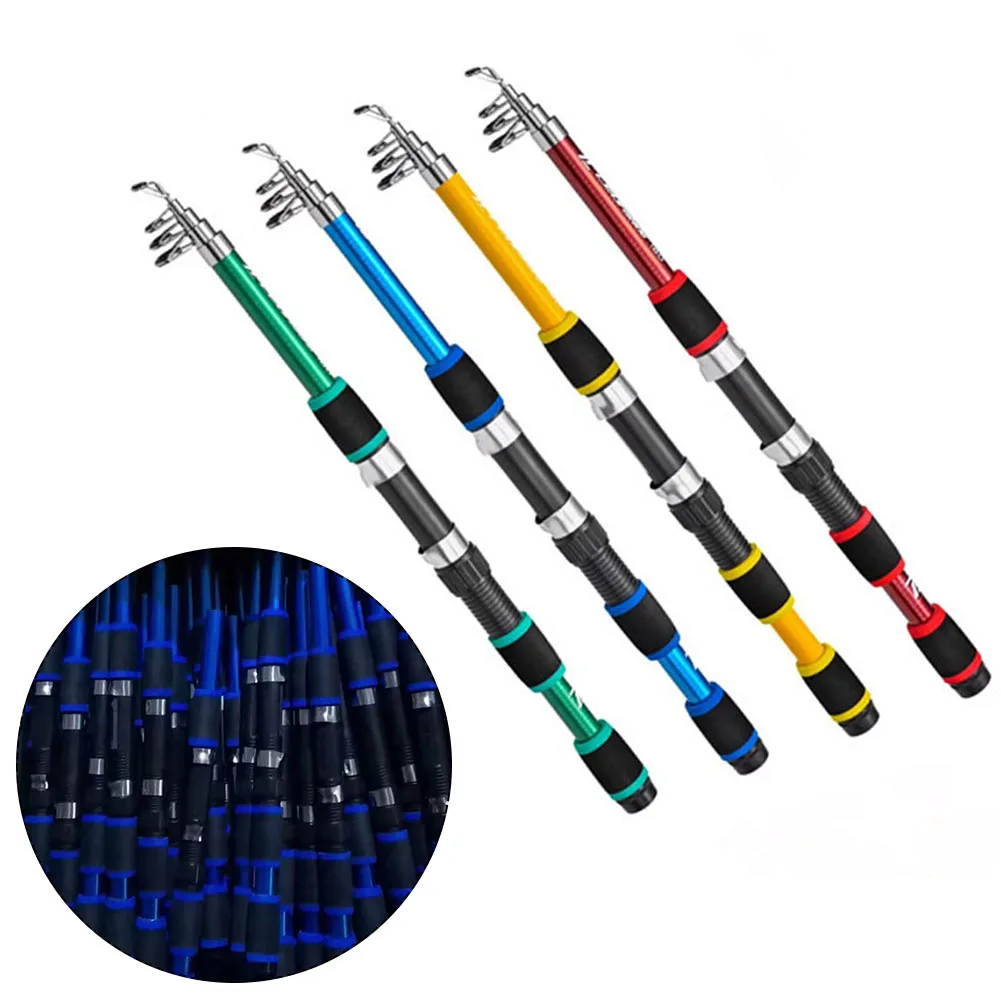 Fishing Pole Set Full Kits Telescopic Fishing Rod Reel For Combo Full Kit Rod Pole Spinn Reel Gear Set Carpfishing Accessories