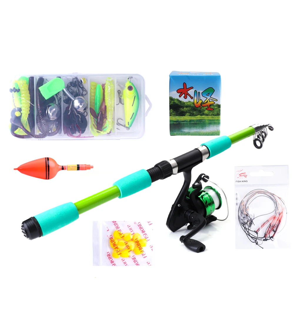 NGB 1.8/2.1m Telescopic Fishing Rod Reel Combo Full Kit Carbon Fiber Rod Pole Spinning Reel Fishing Bag Case Pesca Gear Set