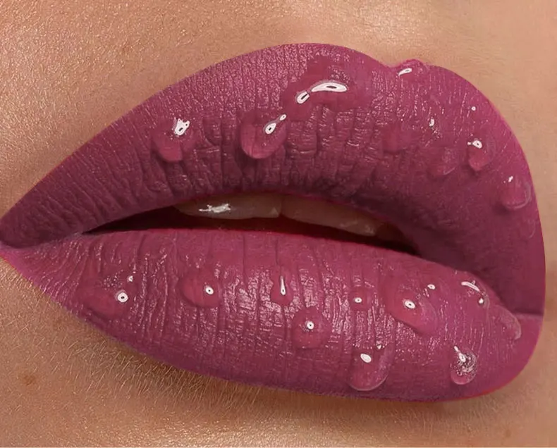Nude Brown Lipliner Pen Wooden Matte Lip Liner Waterproof Lipstick Pencil Easy To Wear Non-stick Cup Lip Contouring Pen Cosmetic