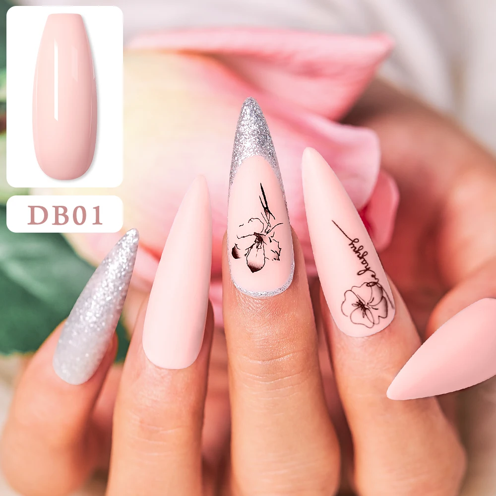 Mtssii 6PCS/Set Nude Color Gel Nail Polish Set 150 Colors Glitter Semi Permanent UV Led Gel Varnish Soak Off Nail Gel Art Design