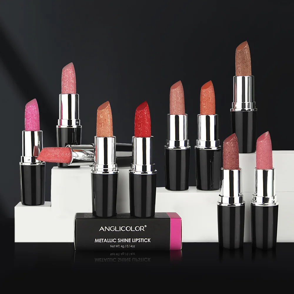 Makeup Non-sticky Non-fading Lipstick Pearlescent Long-lasting Moisturizing Fine Glitter Lip Gloss Hydrating Waterproof Lips Hot
