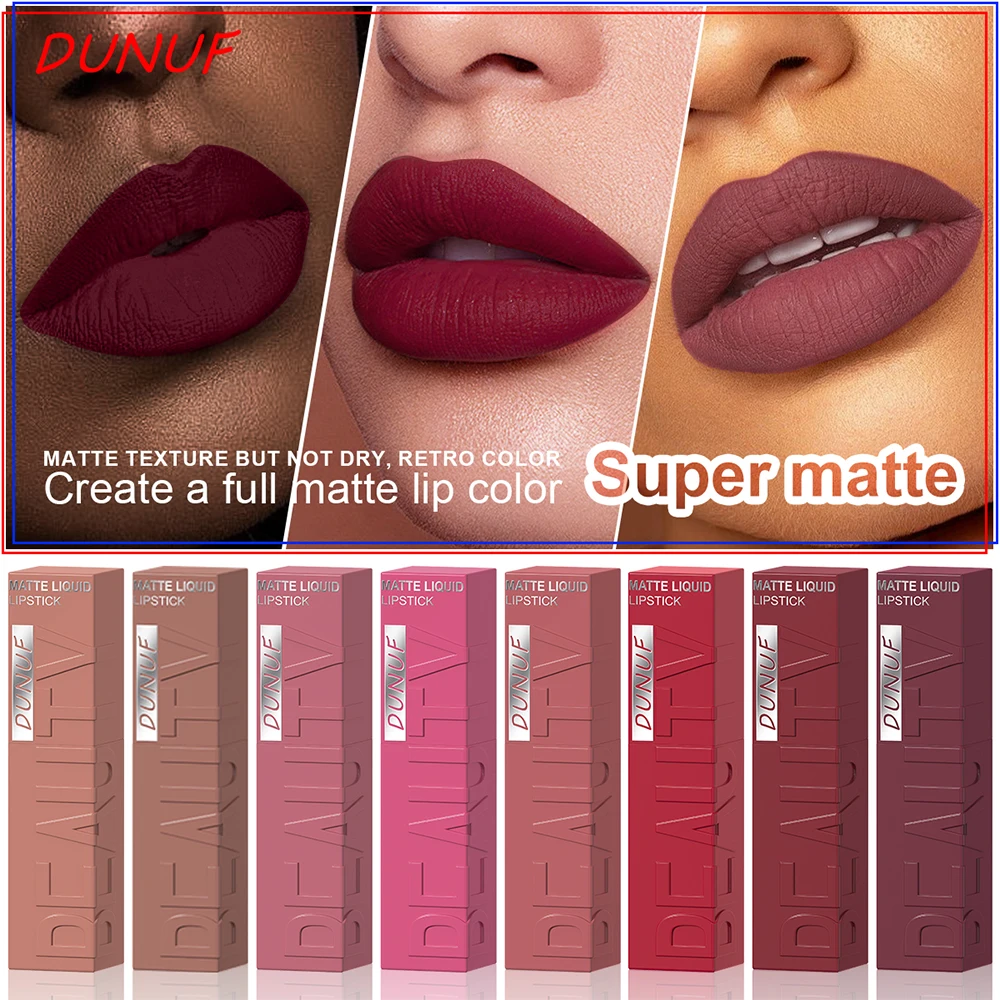 Lip Gloss Lipstick Easy To Color Waterproof Easy-color Sweat-proof Non-stick To Cups, Y2K Fancy Fashion Suitable For Christmas
