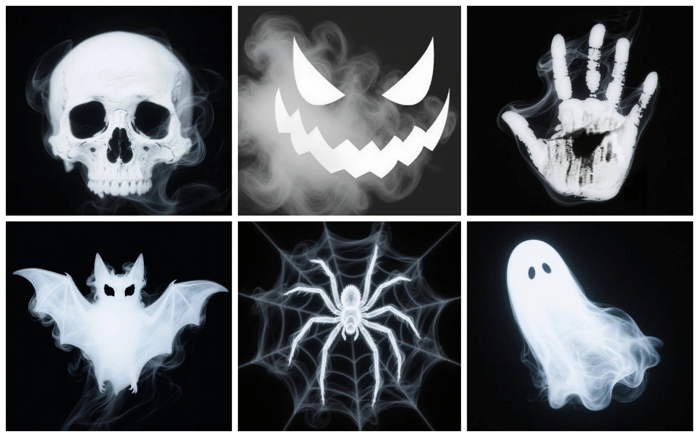 USB Projector Light Halloween Ghost Skull Night Light Switchable Pattern LED Projector Lamp for Room Ceiling Window Wall Decor