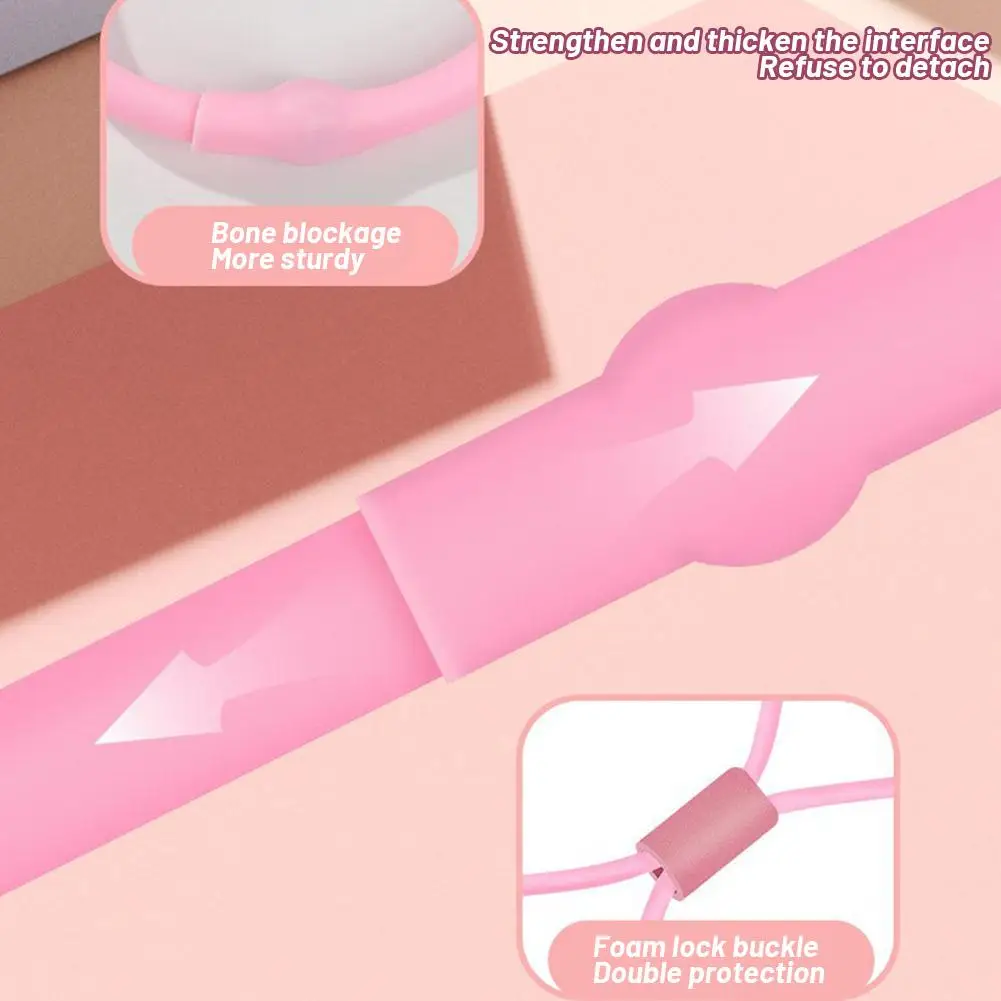 1Pc 8-word Type Resistance Band Stretch Fitness Elastic Exercise Belt Elastic Arm Band Yoga Women Equipment Fitn