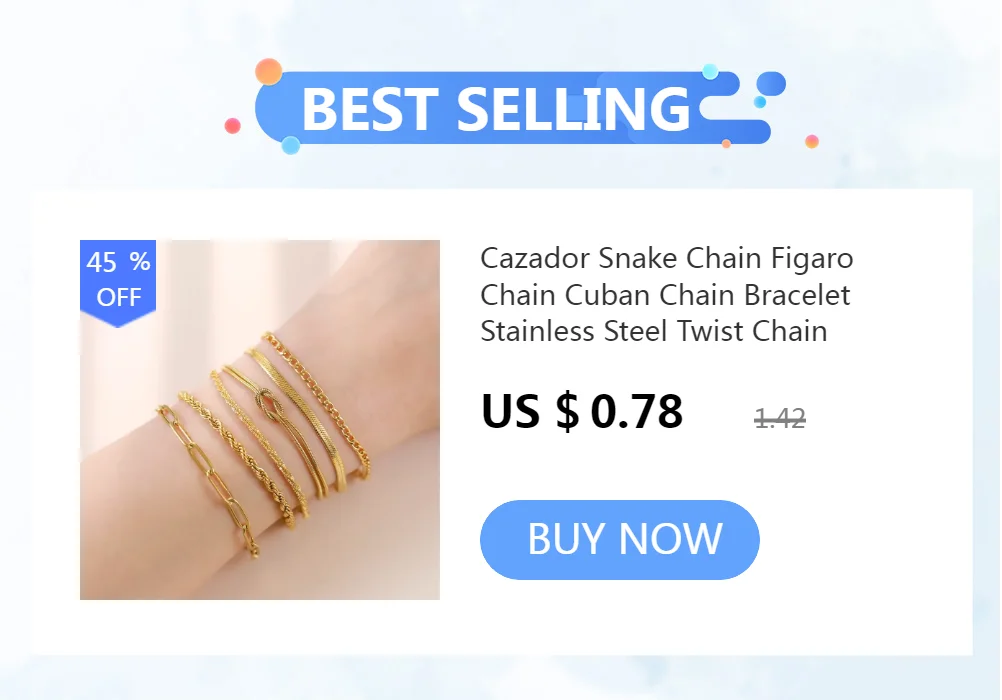 Cazador Stainless Steel Bracelet for Women Gold Plated Bangles Waterproof Jewelry Party Wedding Birthday Gift 2026 Trendy New