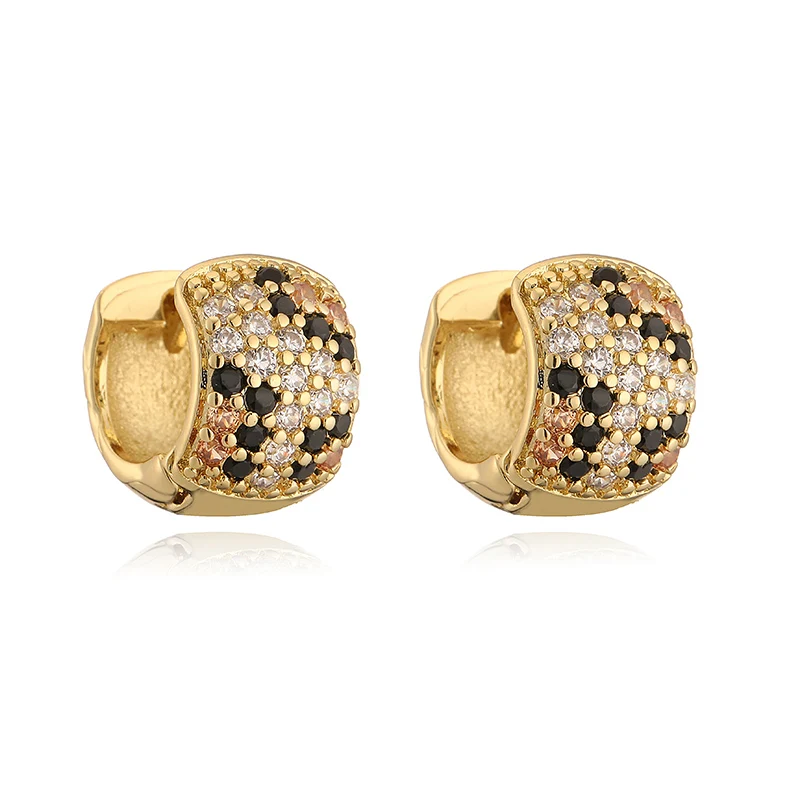 HECHENG,European and American Style CZ Stone Women's Charm Sexy Leopard Pattern Snake Pattern Bracelet Earring Series Style