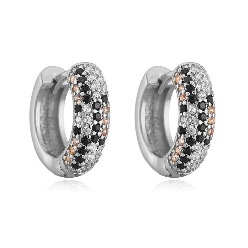 HECHENG,European and American Style CZ Stone Women's Charm Sexy Leopard Pattern Snake Pattern Bracelet Earring Series Style