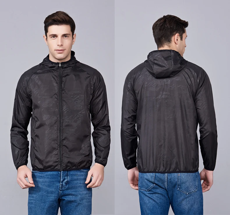 JNLN Unisex Hiking Jackets Waterproof Sun Protection Windbreaker Men Women Camping Climbing Outdoor Rain Coat Portable Clothes