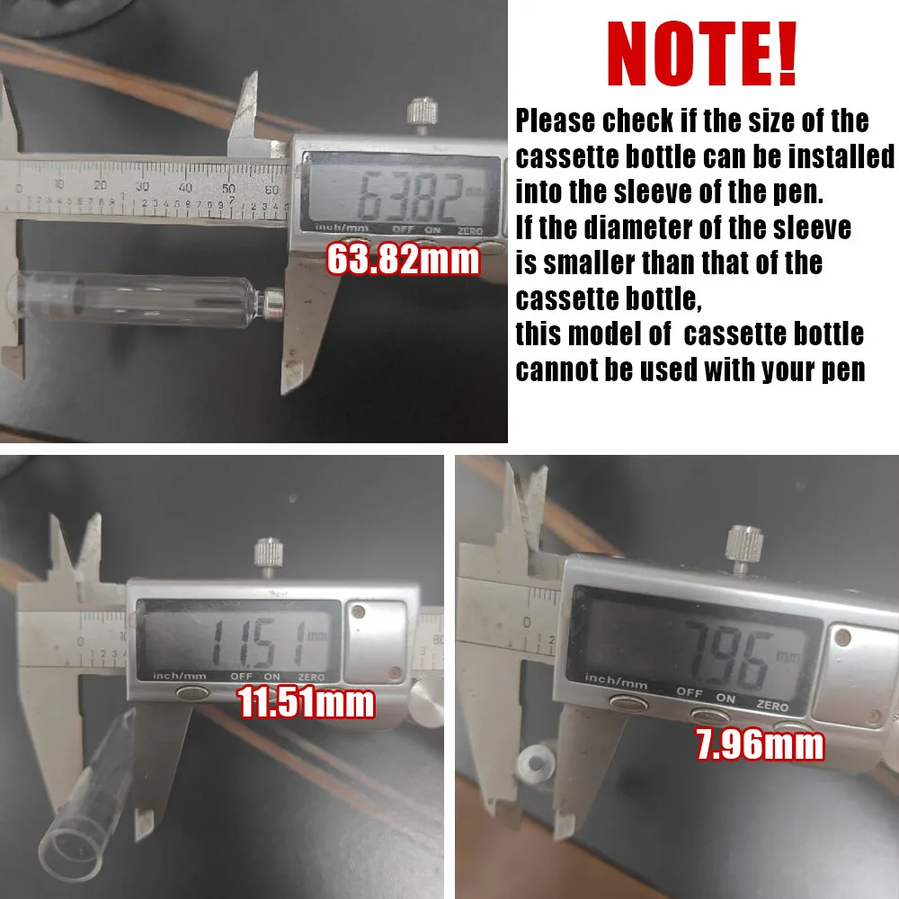 10/50/100/250/500pcs Sterile Individual Packaging Insulin Cartridges 3ml Empty Cassette Bottle for Lilly Insulin Injection Pen