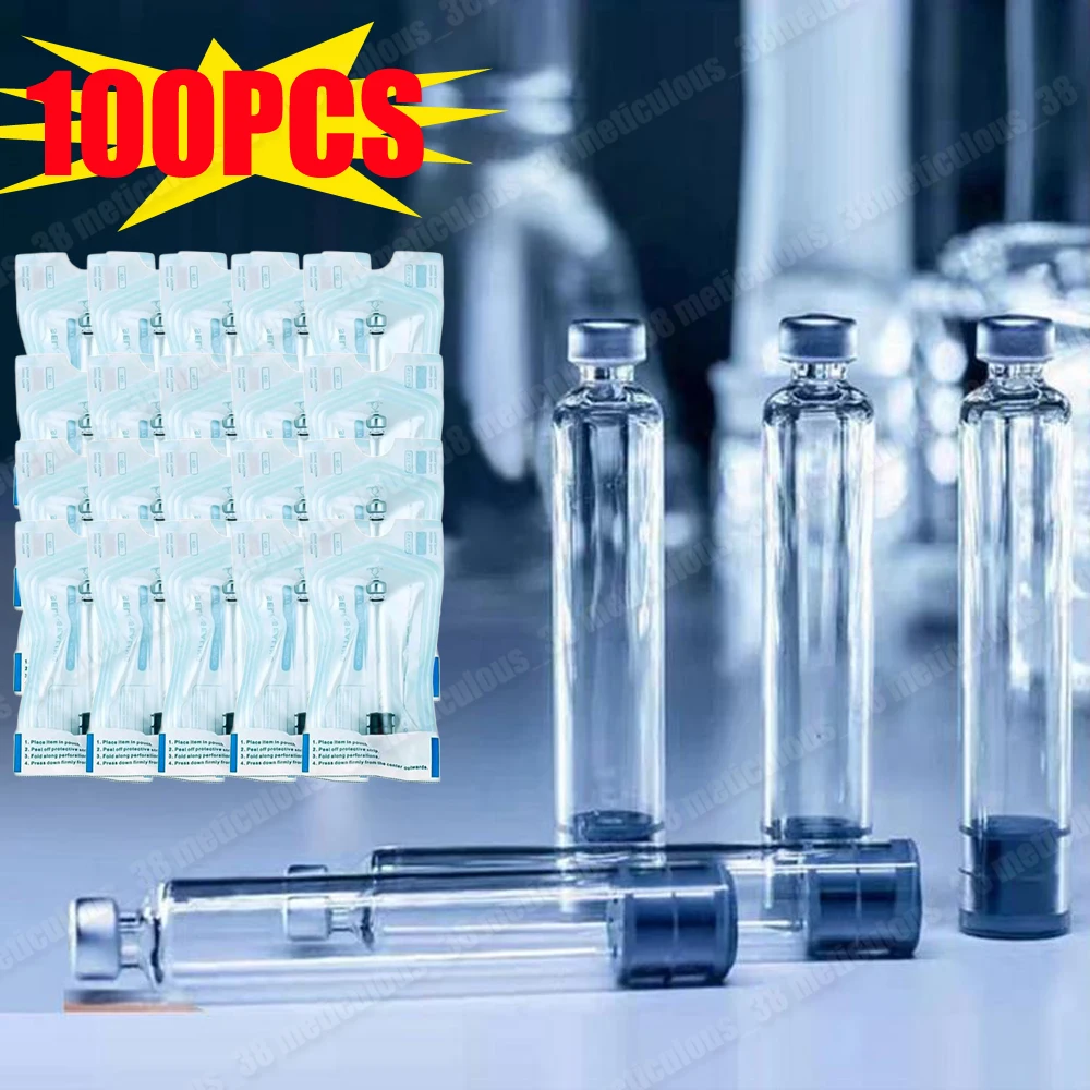 10/50/100/250/500pcs Sterile Individual Packaging Insulin Cartridges 3ml Empty Cassette Bottle for Lilly Insulin Injection Pen