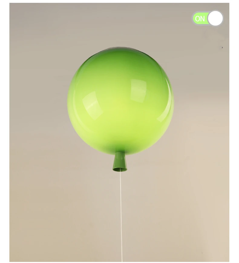 Modern Colorful Balloon Ceiling Lamp For Bedroom Children's Room Nordic Home Decor Luminaries E27 Acrylic Ceiling Light Fixtures