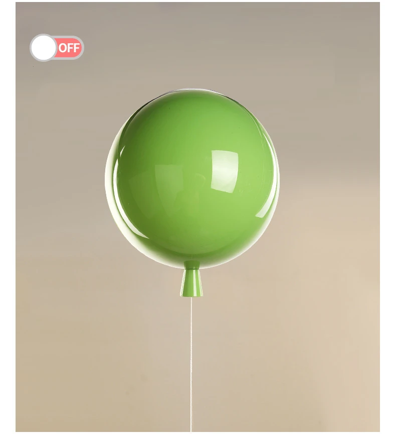 Modern Colorful Balloon Ceiling Lamp For Bedroom Children's Room Nordic Home Decor Luminaries E27 Acrylic Ceiling Light Fixtures