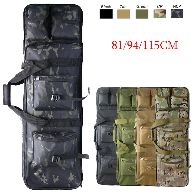 Men's Outdoor Sports Shooting Backpack Tactical Gun Bag Hunting Accessories Airsoft Gun Bag Nylon Camping Fishing Bag