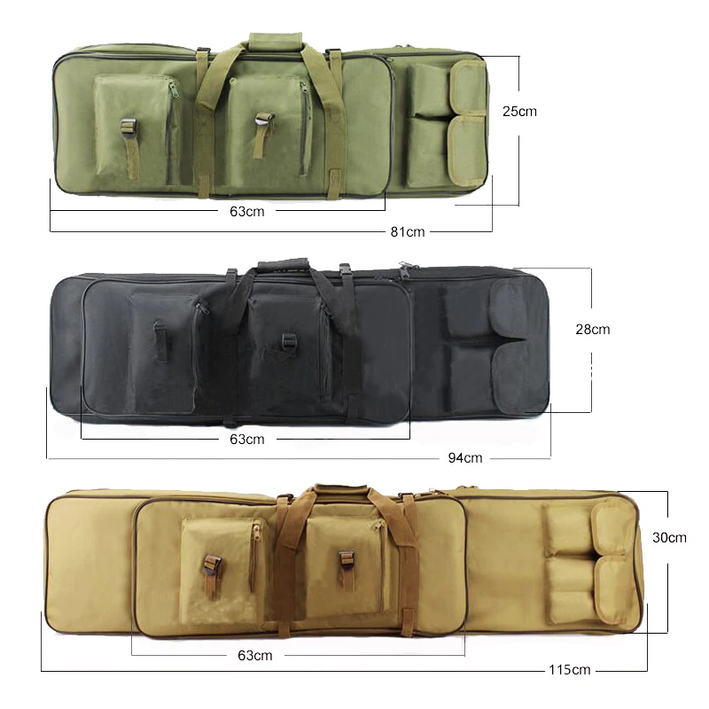 Men's Outdoor Sports Shooting Backpack Tactical Gun Bag Hunting Accessories Airsoft Gun Bag Nylon Camping Fishing Bag