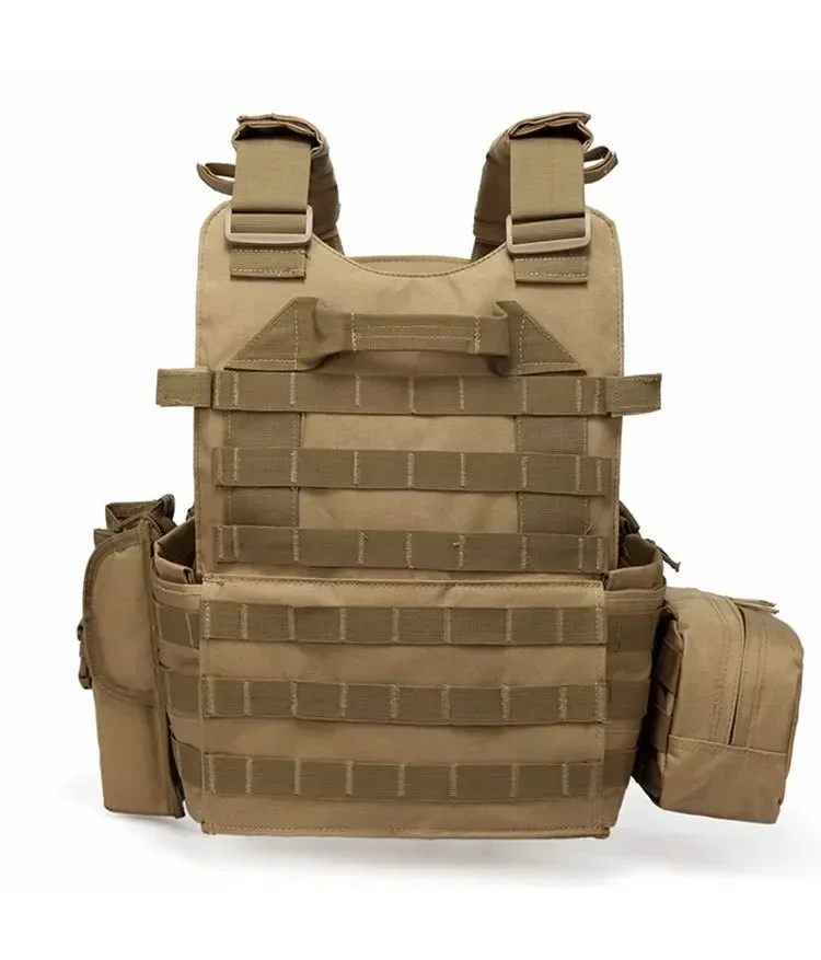 Nylon Gear Tactical Vest Body Armor Hunting Carrier Airsoft Accessories 6094 Pouch Combat Camo Vest