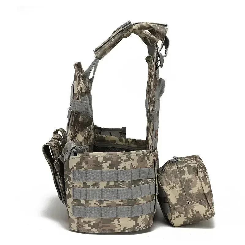 Nylon Gear Tactical Vest Body Armor Hunting Carrier Airsoft Accessories 6094 Pouch Combat Camo Vest