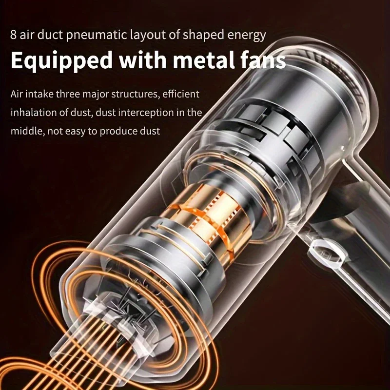 Wireless 690000Pa Car Vacuum Portabale Cleaner Cordless Handheld Vacuum High-power Vacuum Cleaner For Home Office Vacuum