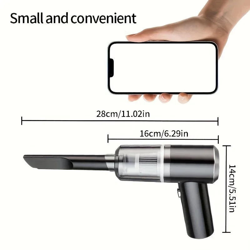 Wireless 690000Pa Car Vacuum Portabale Cleaner Cordless Handheld Vacuum High-power Vacuum Cleaner For Home Office Vacuum