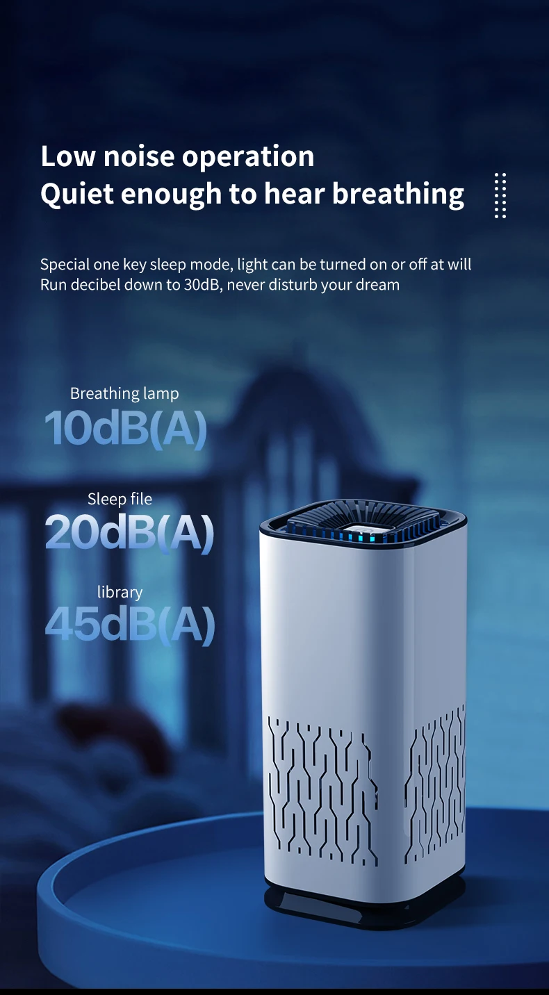 2026 New Car Air Purifier Negative Ion Air Car Oxygen Bar Odor Removal Car Air Purifier Car Home Dual-use