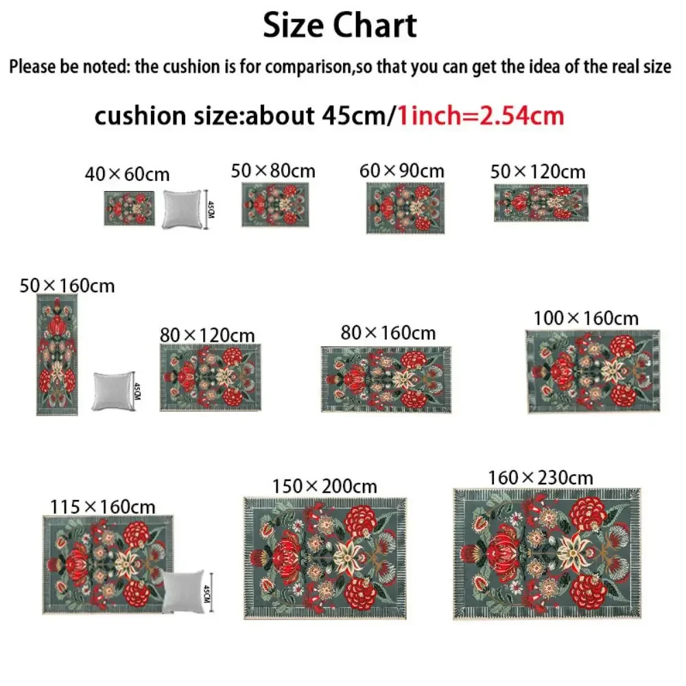 VIKAMA Minimalist Style Living Room Carpet, Fluffy And Slip-Resistant Children's Room Mat, Bathroom Carpet, Home Decoration