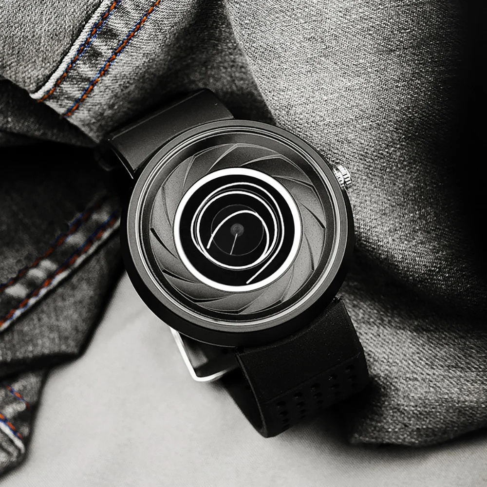 Men's Gift Enmex Creative Industrial Wristwatch Digital Design Light Sports Fashion Quartz Watches