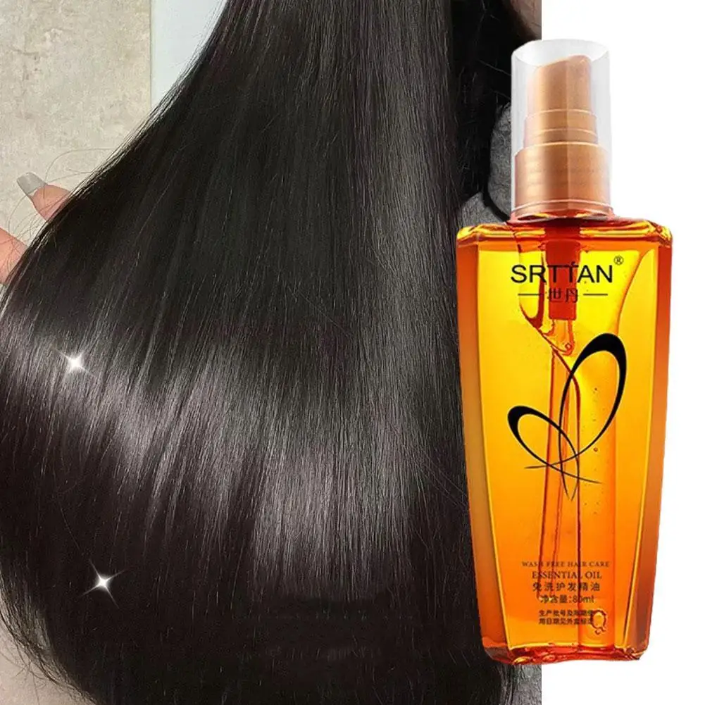 Moroccan Argan Oil Hair Serum Lightweight Hair Oil Mist For Split Ends, Frizzy Hair And Flyaways, Hair Oil Repair- Gloss Shine