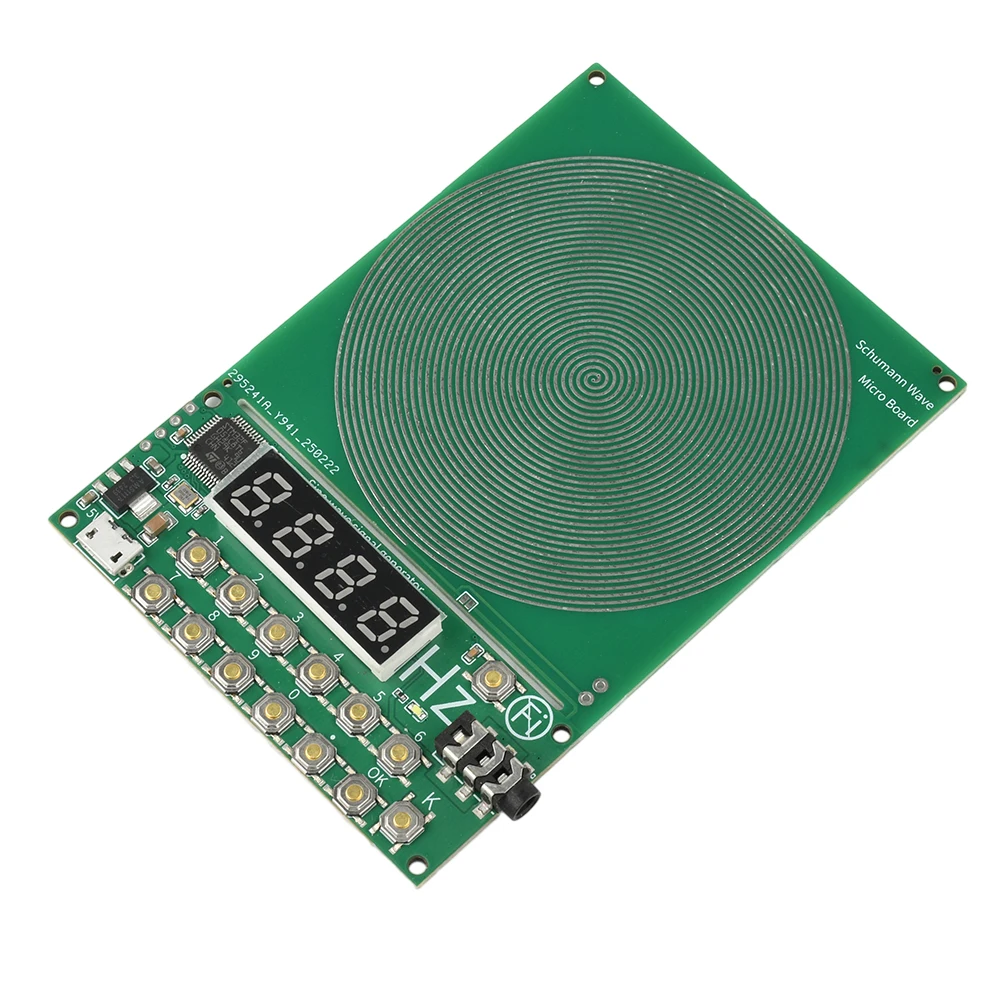 7.83HZ Schumann Wave Generator 0.01Hz~100000Hz Adjustable Frequency Sine Wave Generators 3.5MM Audio Resonator DC 5V Micro USB