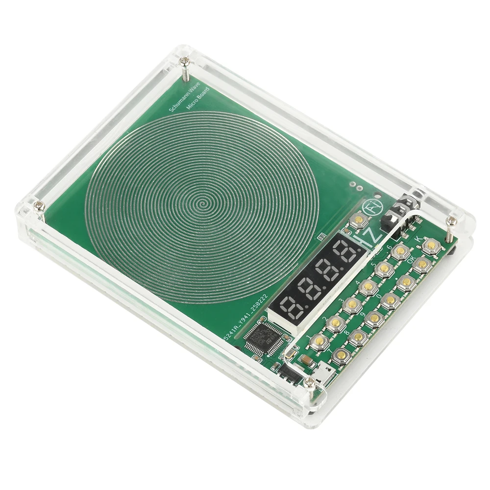 7.83HZ Schumann Wave Generator 0.01Hz~100000Hz Adjustable Frequency Sine Wave Generators 3.5MM Audio Resonator DC 5V Micro USB