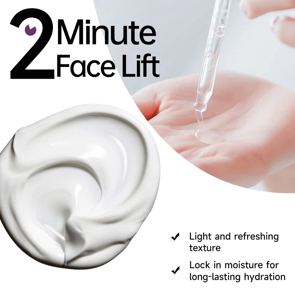 YOUNGCOME 2 Minute Face Lift Day&Night Cream with Retinol and Serum, Hyaluronic Acid, Collagen, Anti-Aging Firming Moisturizer