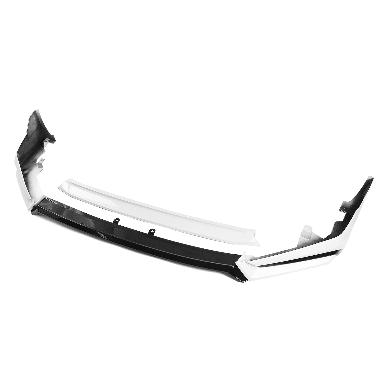 For 2022-24 Honda Civic Sedan And Hatchback Models YOFER Style Front Bumper Spoiler Lip Blade + Lower Side Splitter Corner Cover