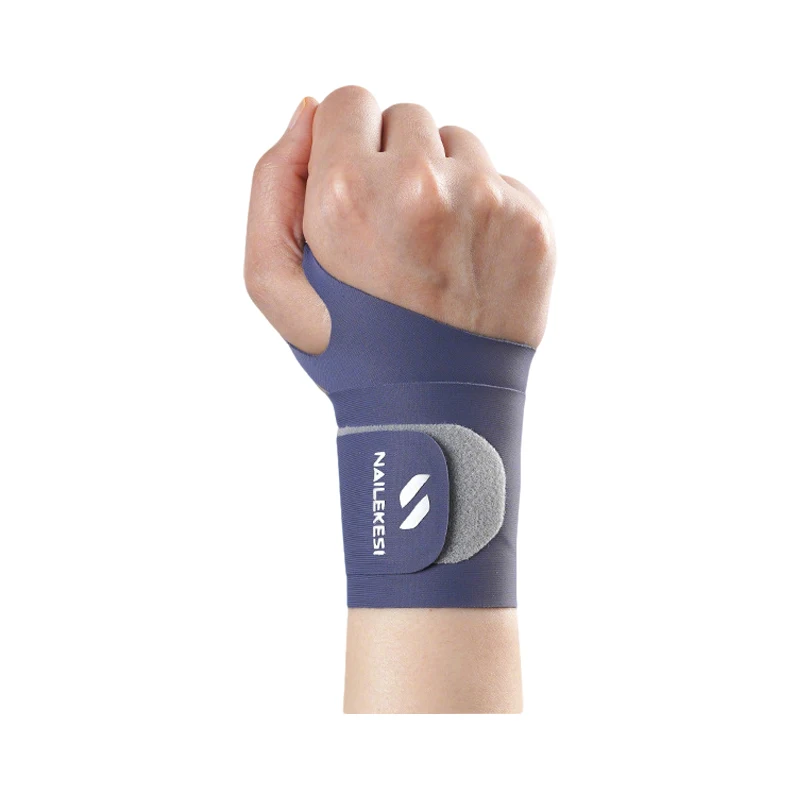 Ultra-thin Wrist Guard Lightweight Breathable Nylon Sports Wristband Adjustable Wrist Support for Basketball Tennis Badminton
