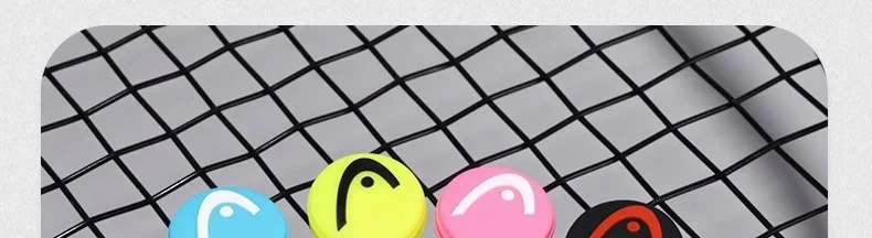 10/2Pcs HEAD Tennis Racquet Vibration Dampeners Silicone Reduce Professional Tennis Racket Accessories Damper Shock Absorber
