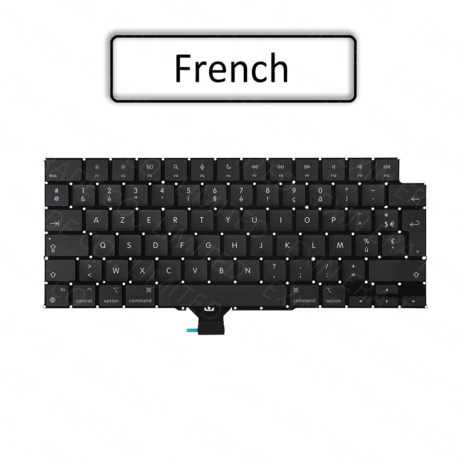 New Laptop A2918 A2992 US UK Euro Keyboard English for Macbook Pro Retina M3 14" French German Spanish Turkish Italian 2023 Year