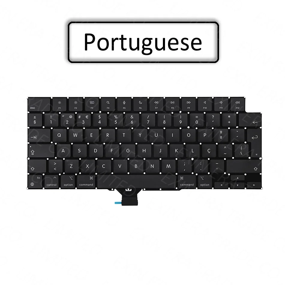 New Laptop A2918 A2992 US UK Euro Keyboard English for Macbook Pro Retina M3 14" French German Spanish Turkish Italian 2023 Year
