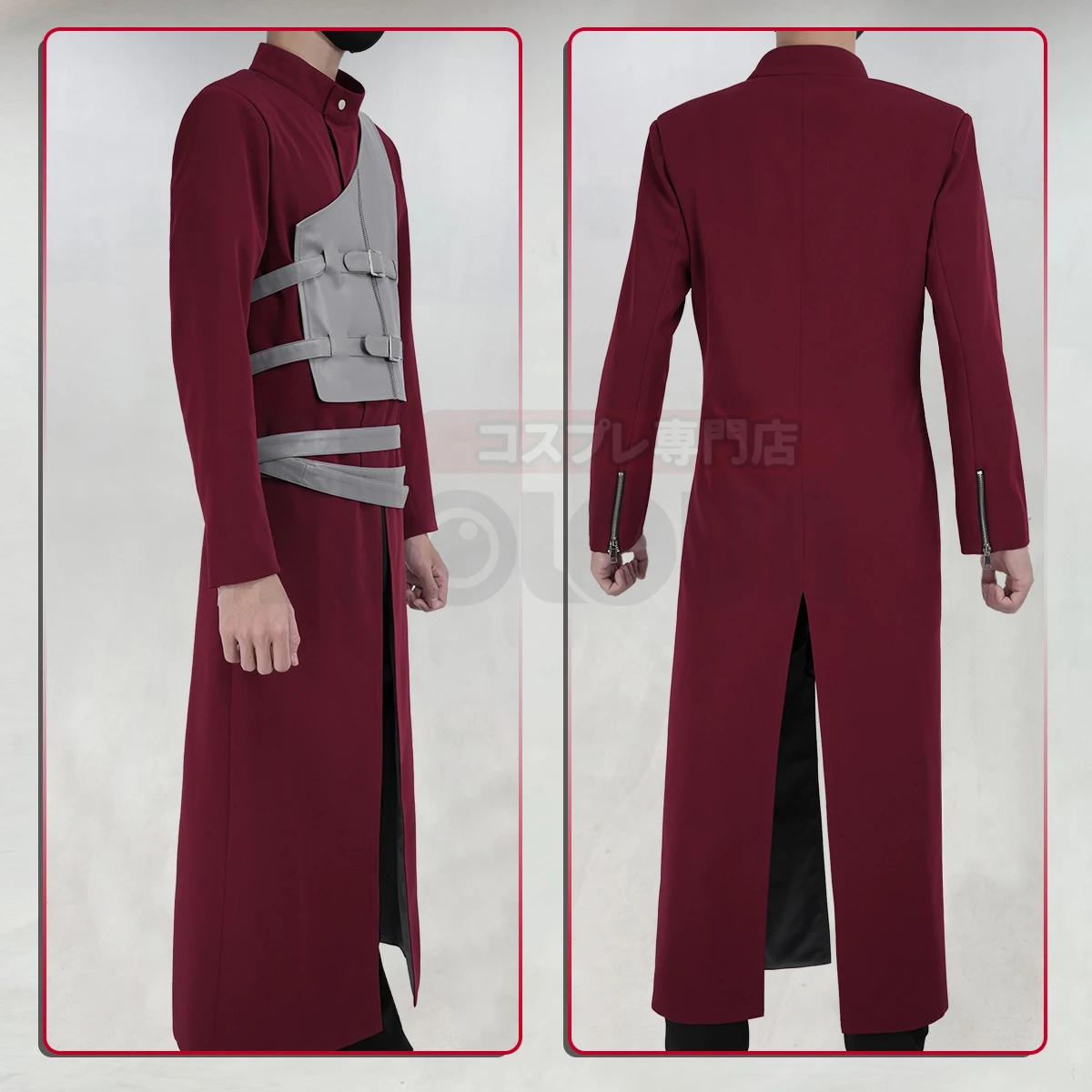 HOLOUN Anime Gaara Cosplay Costume Coat Pants Vest Belt Animation Convention Halloween Christmas Gift