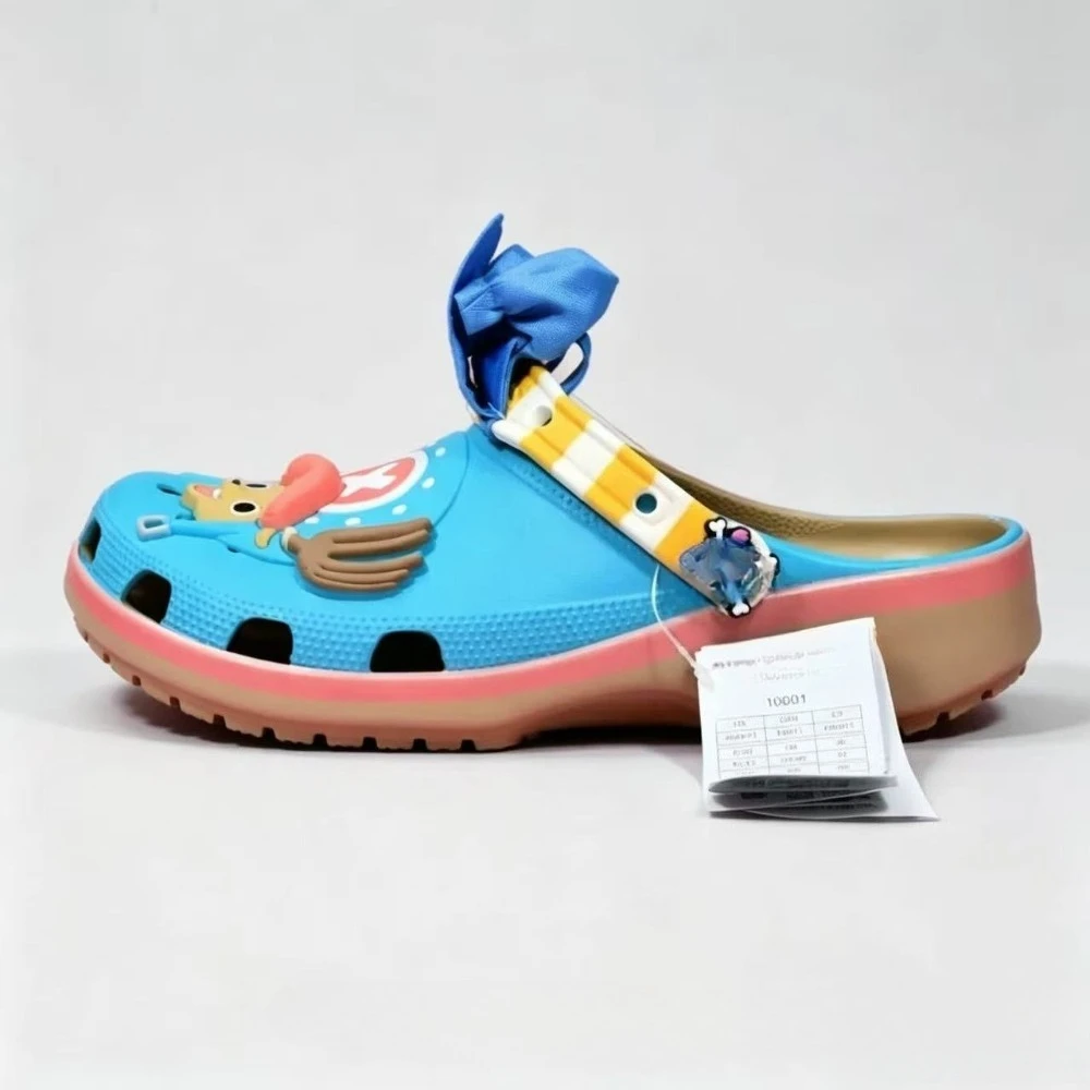 ONE PIECE Luffy Anime Slippers Outdoor Travel Beach Sandals Men Non-Slip Home Shoes Slipper Chopper Cartoon Sasuke Cave Shoes