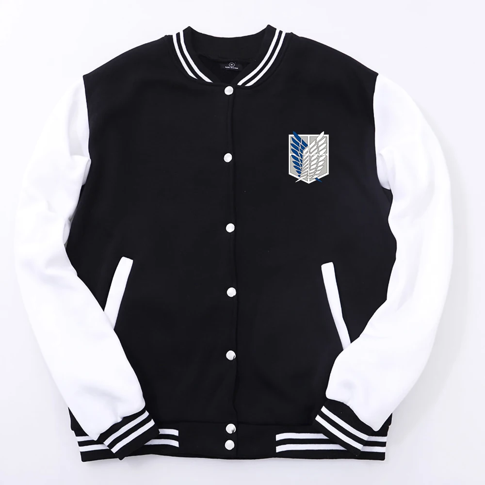 Cosplay Shield Baseball Uniform Anime Sports Clothing For Men Loose Oversize X-5XL Sportswears Personality Pocket Jacket Male