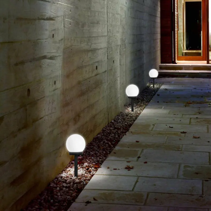 LED Solar Power Light IP65 Waterproof Outdoor Garden Street Trod Yard Lawn Lamp Road Courtyard Ground Landscape Lights Bulb