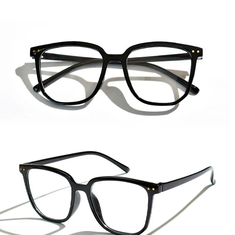 Women Stylish Oversized Reading Glasses Unisex Large Frame HD Lens Eyeglasses New Fashion Square Far Sight Eyewear for Female