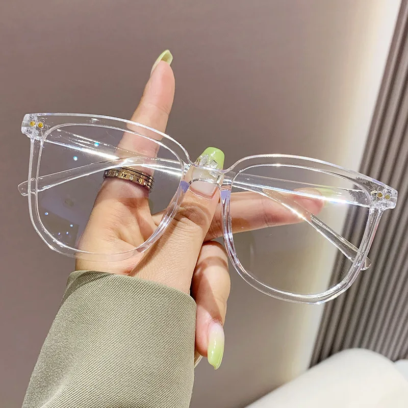 Women Stylish Oversized Reading Glasses Unisex Large Frame HD Lens Eyeglasses New Fashion Square Far Sight Eyewear for Female
