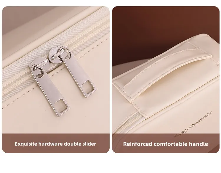 New Women's Cosmetic Bag Portable Storage Bag Large Capacity Luxury Makeup Bag Travel Organizer Essentials Toiletry Bags