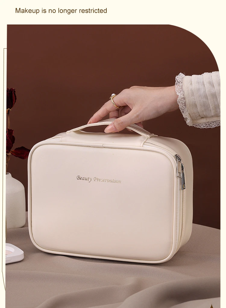 New Women's Cosmetic Bag Portable Storage Bag Large Capacity Luxury Makeup Bag Travel Organizer Essentials Toiletry Bags