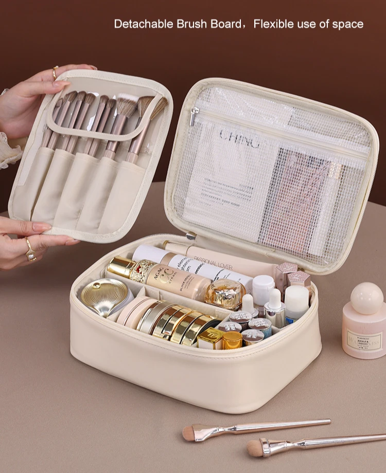 New Women's Cosmetic Bag Portable Storage Bag Large Capacity Luxury Makeup Bag Travel Organizer Essentials Toiletry Bags