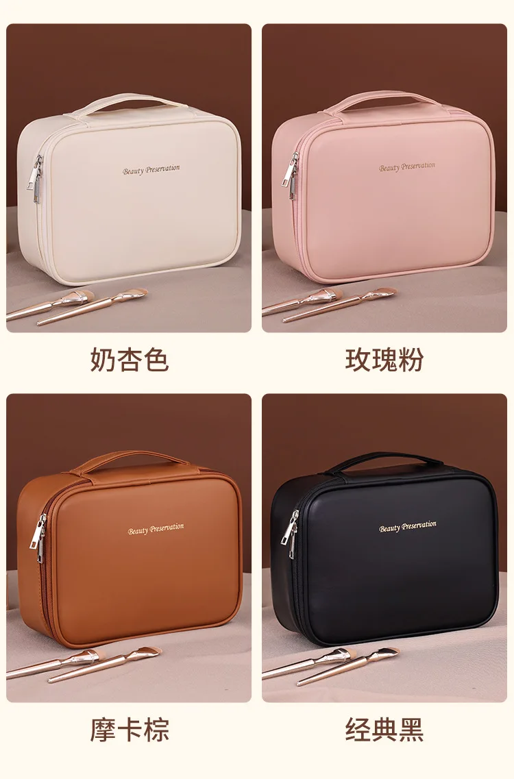 New Women's Cosmetic Bag Portable Storage Bag Large Capacity Luxury Makeup Bag Travel Organizer Essentials Toiletry Bags
