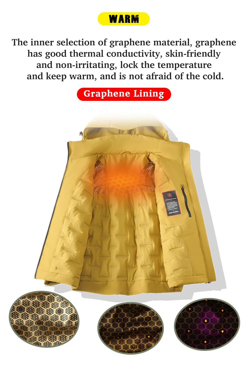 JNLN Unisex Waterproof Fleece Jackets Winter Windproof Thermal Windbreaker Men Women Hiking Camping Skiing Climbing Raincoat
