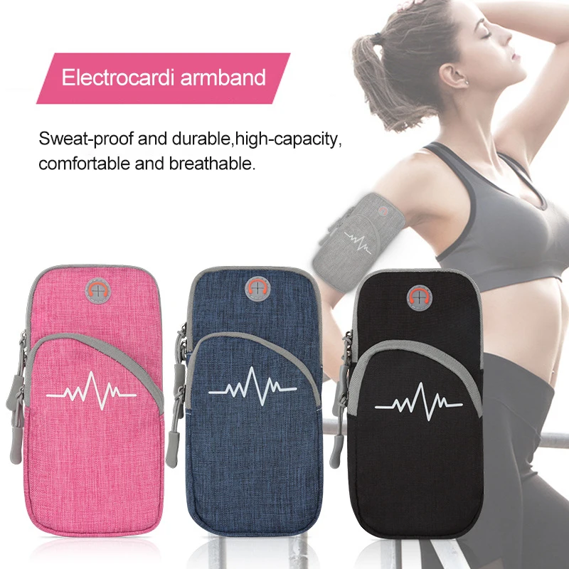 Mobile Phone Bag For Running Sports Armbands MP3/MP4 Bags Sleeve Bags For Jogging Cell Phone Accessories Woman Wrist Holder
