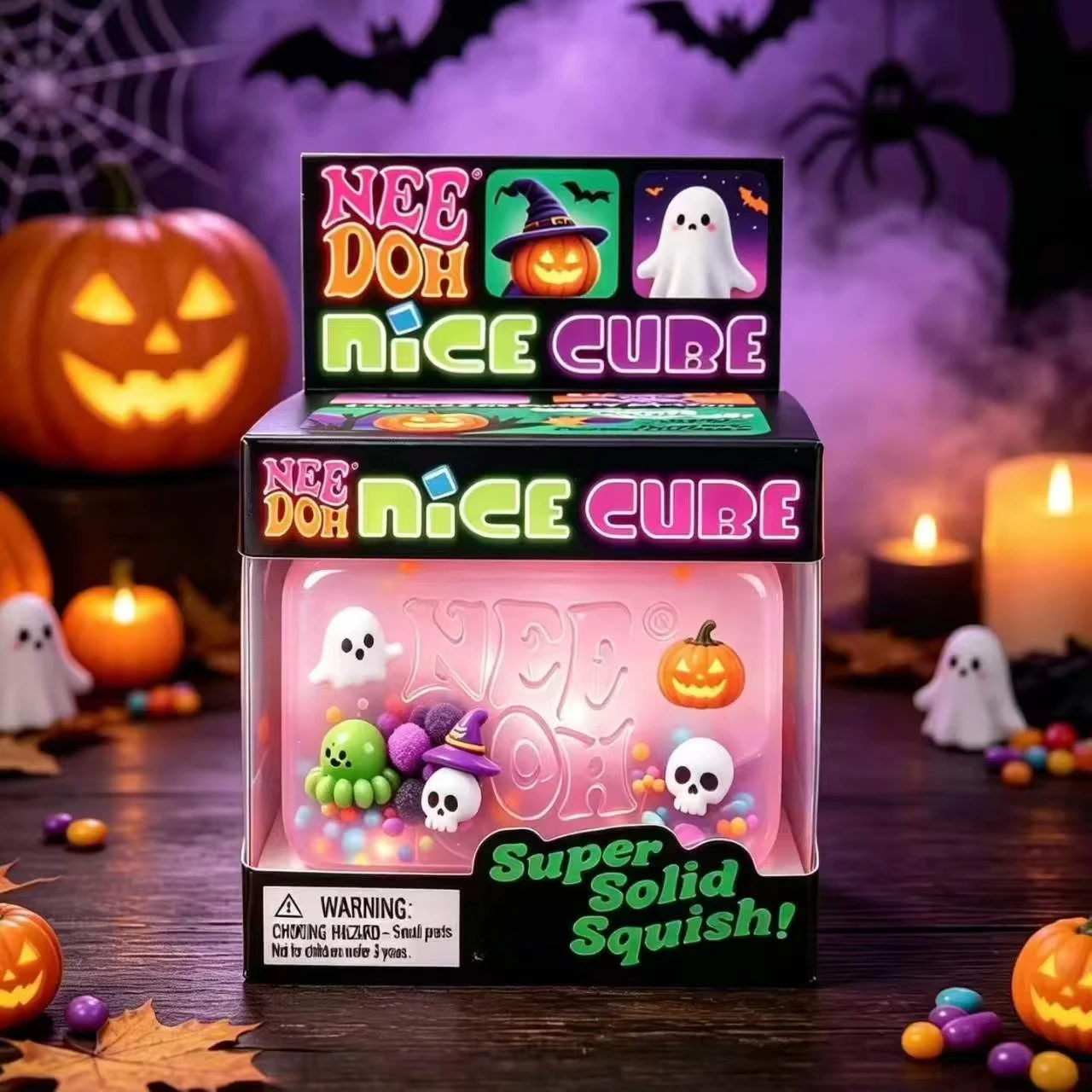 Halloween Christmas Gifts NeeDoh Such As Spiders and Pumpkins. Sensory Toys for Relieving Stress. Soft Decompression Toys