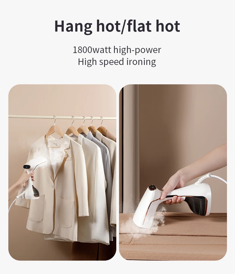 Household Vaporizador Prendas Steamer Portable Vertical 320 Ml, Lothes Portable Quick Heat Ironing Vaporizador for Home Travel