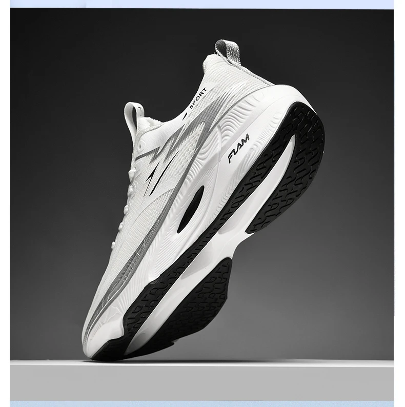 Marathon Men Sports Running Shoes Women's Carbon Board Air Cushion Breathable Athletic Lightweight Comfortable Nonskid Sneakers